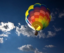 Vyhlídkový let balónem z Roudnice nad Labem